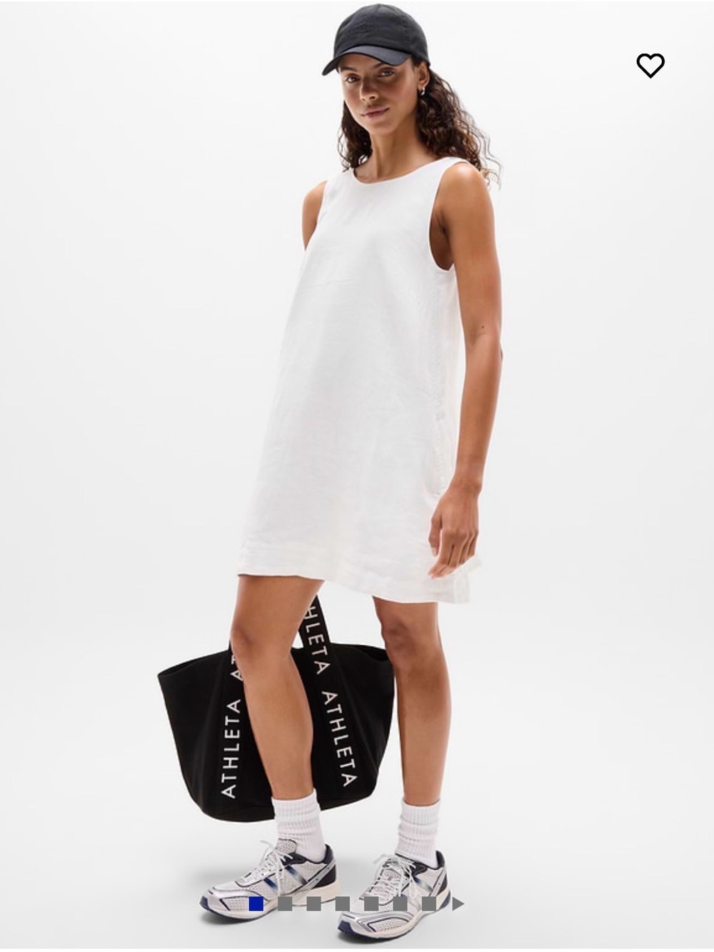 Athleta retreat linen dress